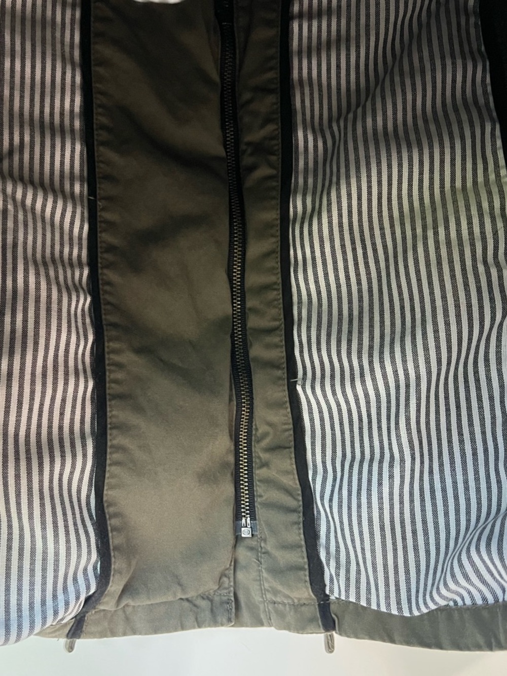 Women’s Caslon Nordstrom Olive Green Utility Jacket with Drawstring Waist Med - Picture 5 of 7